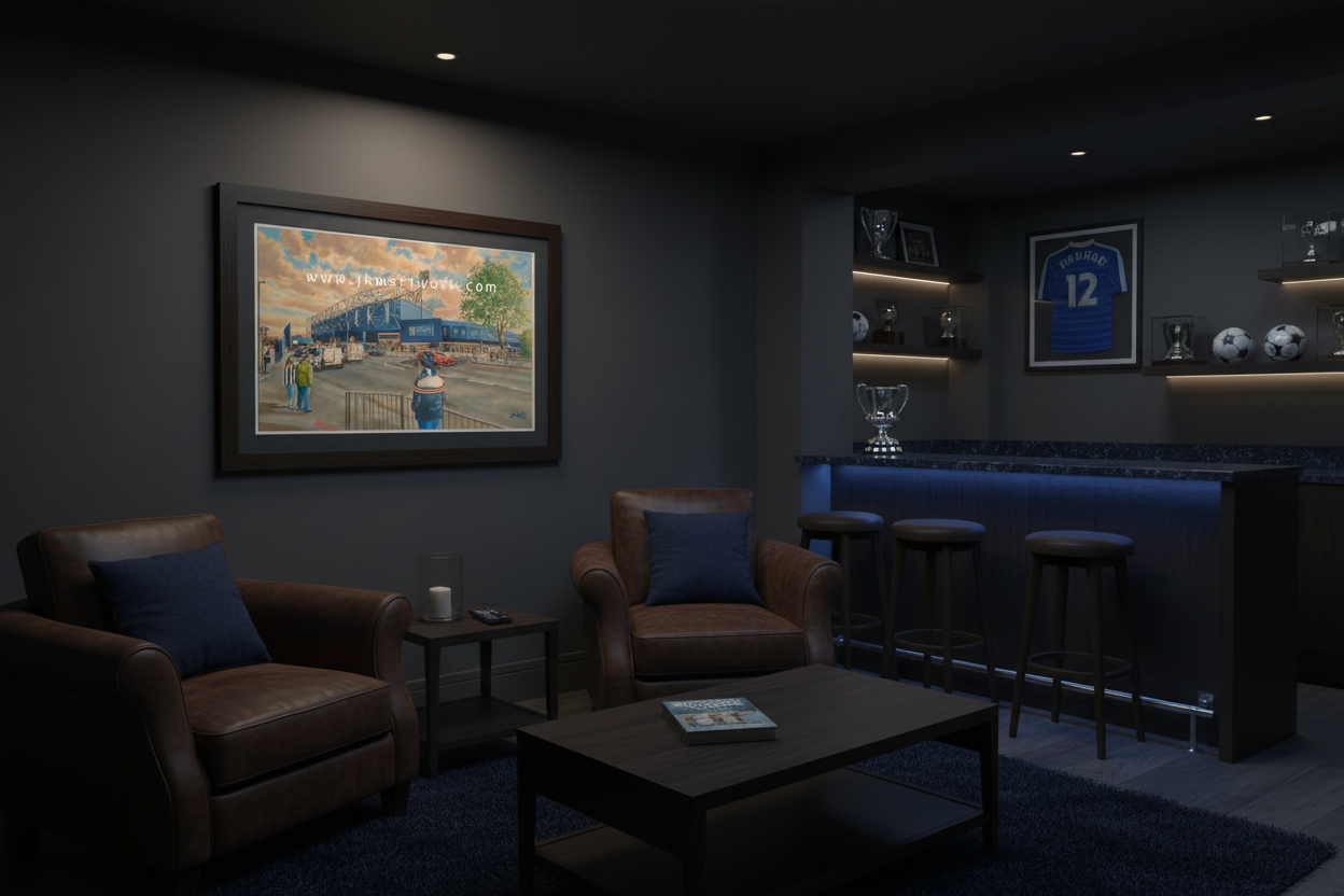 West Brom The Hawthorns - Moody Man Cave Mockup