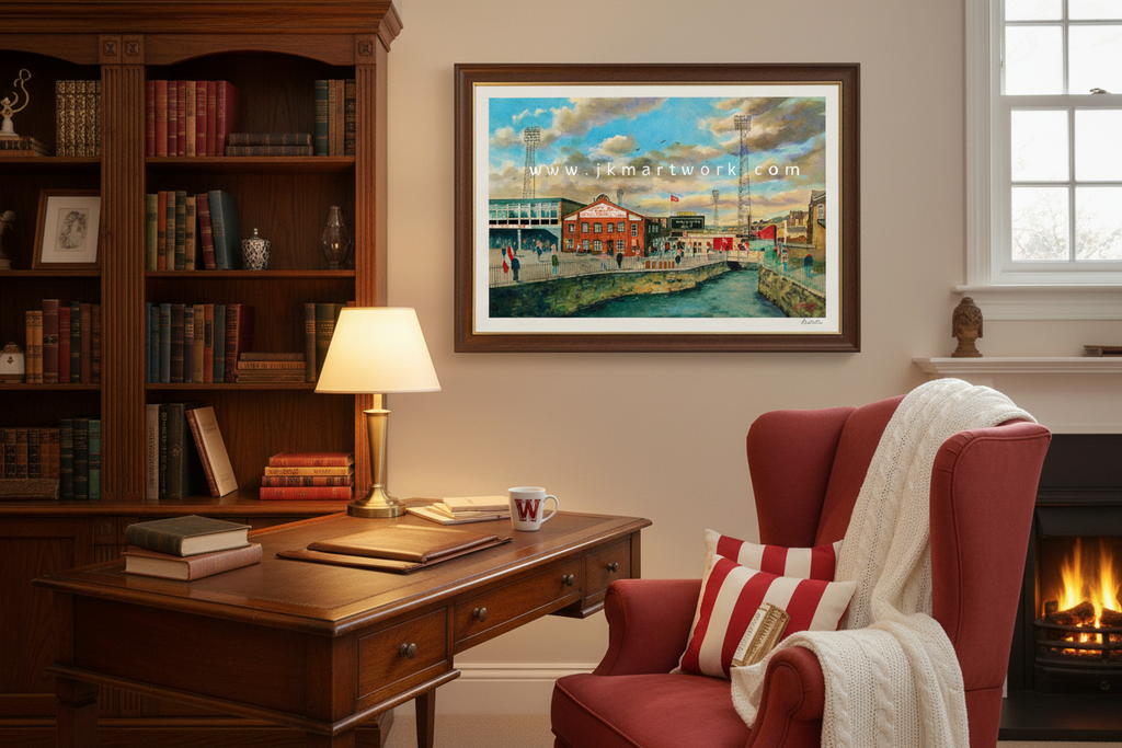Wigan Warriors Springfield Park - Study/Office Mockup
